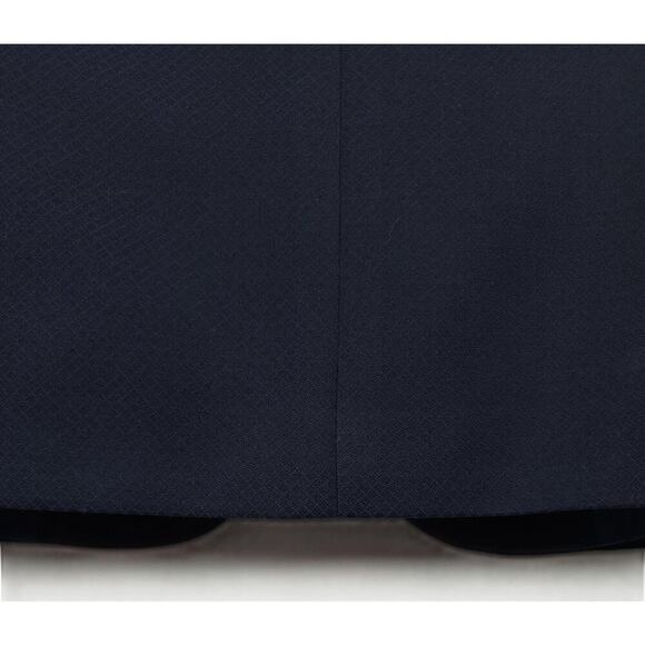 Alfani Men's Slim-Fit Stretch 2-Piece Tuxedo Diamond Grid Navy 38R 30x30 NWT - Picture 5 of 9